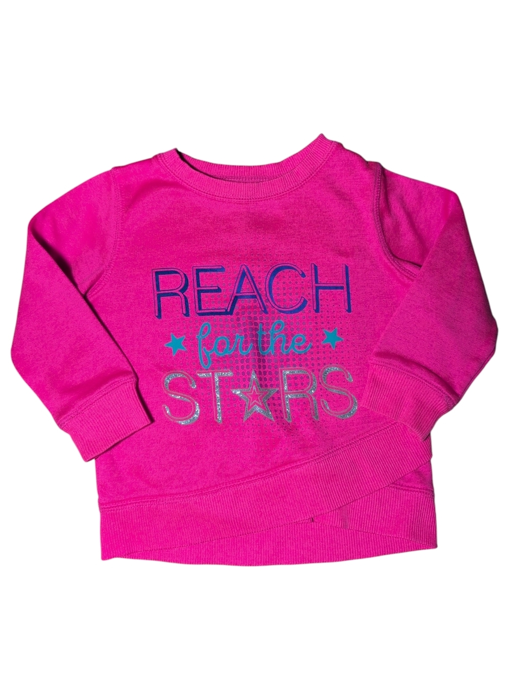 🍁2/$7🍁ENERGY ZONE Neon Pink Read For The Stars Sweatshirt